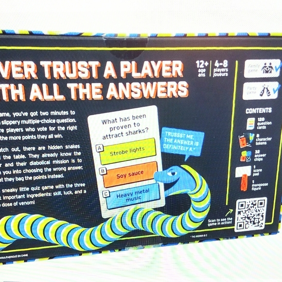 Snakesss by Big Potato Games Party Trivia Game Brand New Card Game - Picture 4 of 9